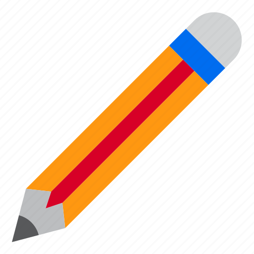 Pencil, drawing, school, stationery, write icon - Download on Iconfinder