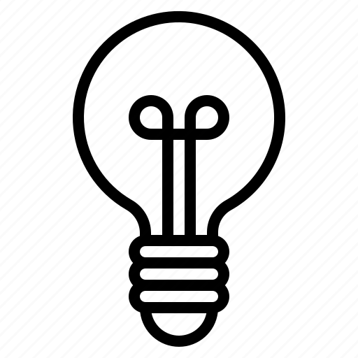 Lightbulb, idea, lamp, incandescent, vintage icon - Download on Iconfinder