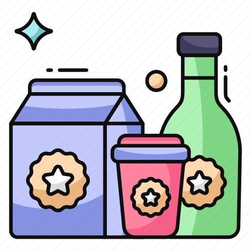 Takeaway products, takeaway accessories, beverages, refreshments, drinks icon - Download on Iconfinder