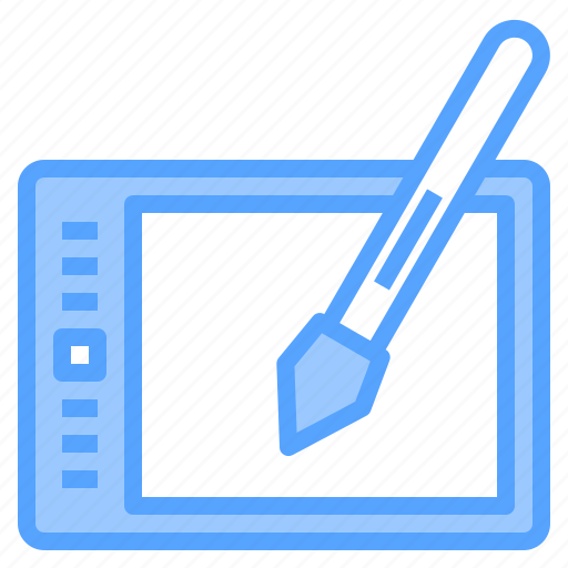 Computer, creativity, graphic, pen, professional, tablet, technology icon - Download on Iconfinder