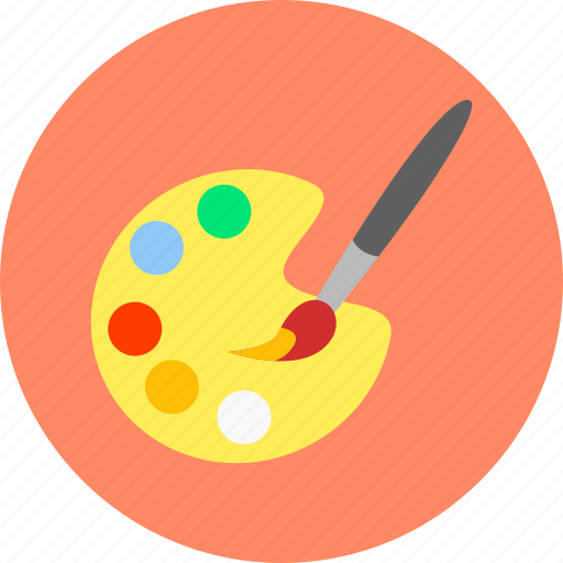 Color, tray, art, brush, painting, palette, watercolor icon - Download on Iconfinder