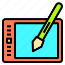 computer, creativity, graphic, pen, professional, tablet, technology