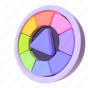 color, wheel, 2 
