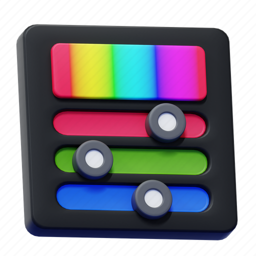 Slider, hsv, hue, saturation, lightness, luminance, rgb icon - Download on Iconfinder