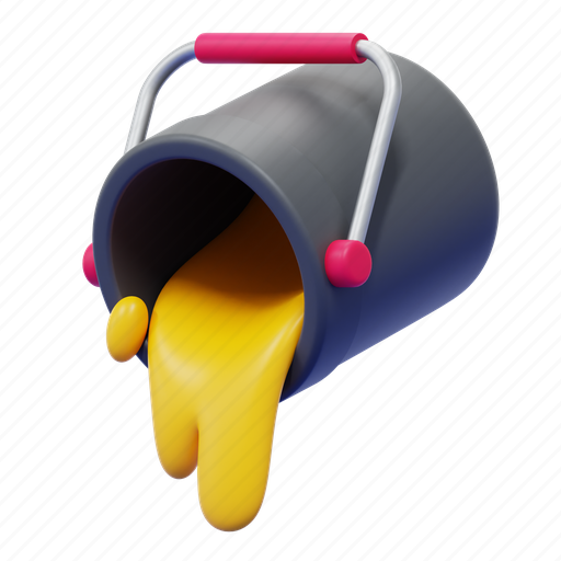 Paint, bucket, paint bucket, fill, fill tool, pour icon - Download on Iconfinder