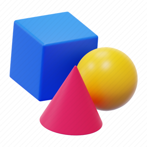 Shape, tool, shape tool, basic shape, ball, cube, cone icon - Download on Iconfinder