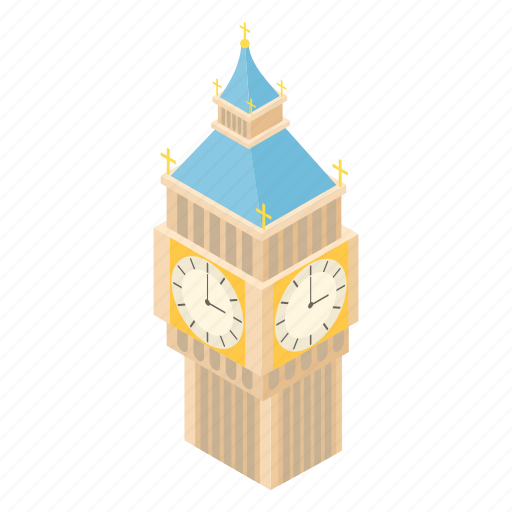 Ben, big, cartoon, clock, england, london, tower icon - Download on Iconfinder