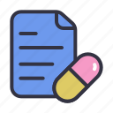 prescription, pill, drugs, medical, report, medication
