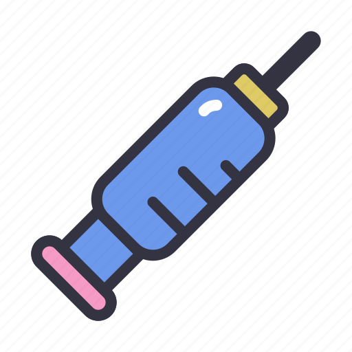 Syringe, device, injection, vaccine, medicine, health, medical icon - Download on Iconfinder