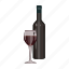 bottle, drink, glass, spirits, wine 