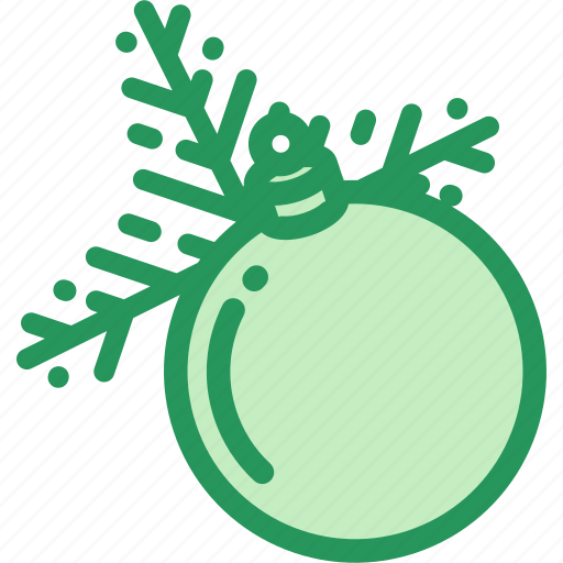 Ball, bauble, christmas, holidays, tree, twig icon - Download on Iconfinder