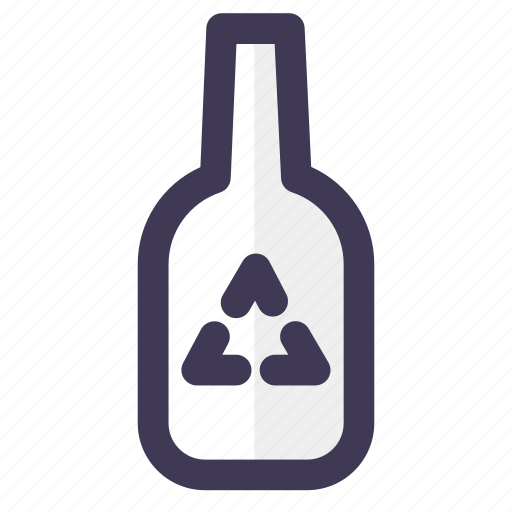 Bottle, glass, green icon - Download on Iconfinder