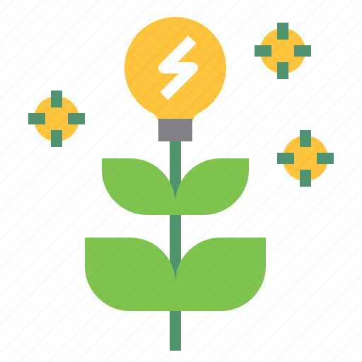 Biomass, bulbs, electric, energy, green, lightbulb, plant icon - Download on Iconfinder