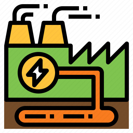 Electricity, energy, geothermal, green, plant, power icon - Download on Iconfinder