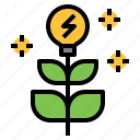 biomass, bulbs, electric, energy, green, lightbulb, plant