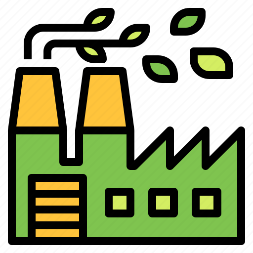 Electricity, energy, factory, green, plant, power, station icon - Download on Iconfinder