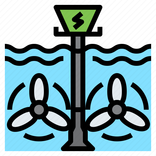 Electricity, energy, green, hydroelectricity, power plant, tridal icon - Download on Iconfinder