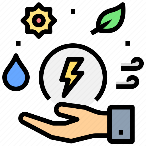 Renewable, energy, green, electric, sustainable, alternative, eco icon - Download on Iconfinder