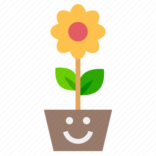 Flower, smile, happy, cute, mood, emotion icon - Download on Iconfinder