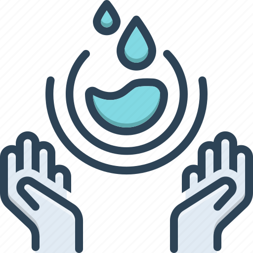 Save water, save, water, drop, conservation, protection, aqua icon - Download on Iconfinder