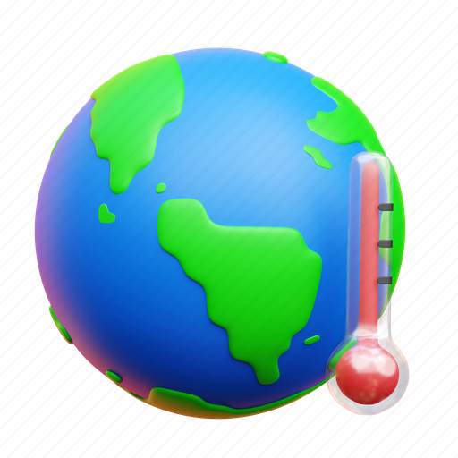 Global warming, climate change, earth, ecology, environment 3D illustration - Download on Iconfinder