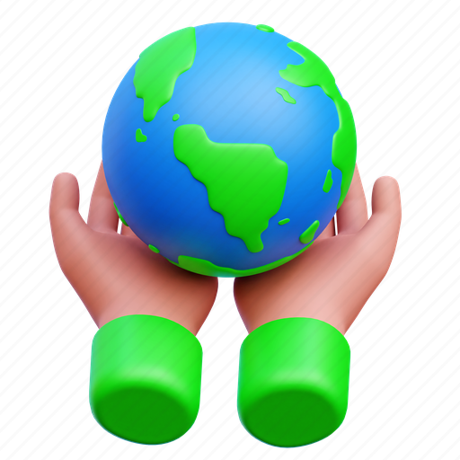 Save earth, earth day, ecology, environment 3D illustration - Download on Iconfinder