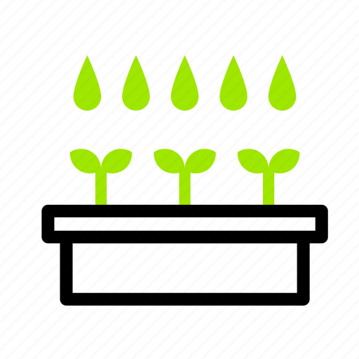 Drop, garden, gardening, grow, leaf, plant, water icon - Download on Iconfinder