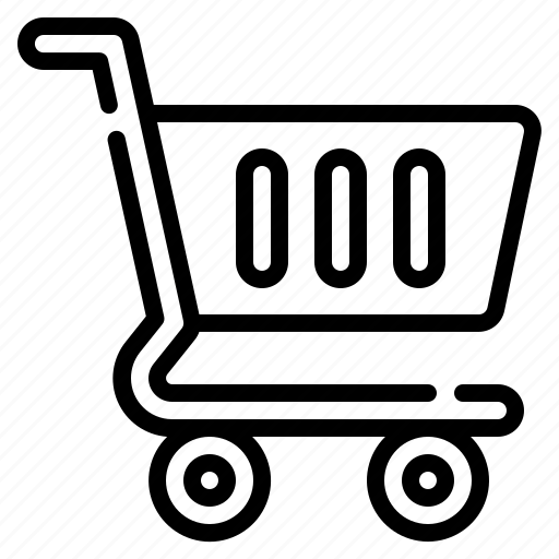 Cart, shop, grocery, supermarket, shopping, store, trolley icon - Download on Iconfinder