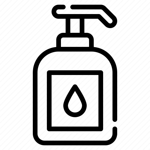 Hand sanitizer, soap, hand wash, liquid, wash, bottle icon - Download on Iconfinder