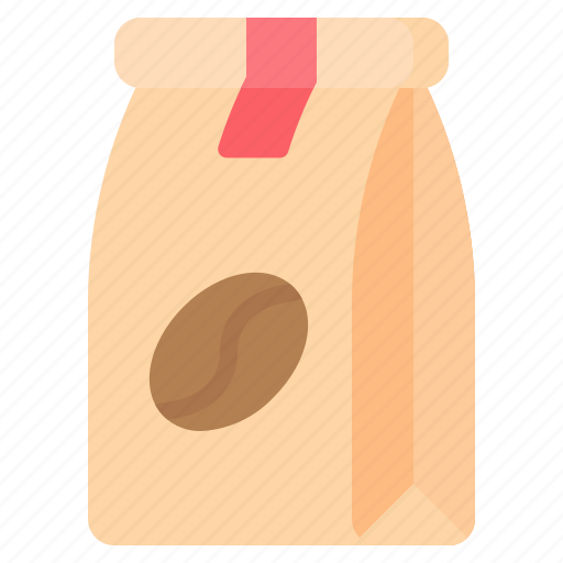 Bag, bean, pack, shop, coffee, package icon - Download on Iconfinder