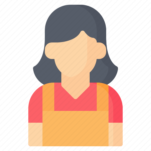 Job, avatar, grocery, woman, people, cashier, supermarket icon - Download on Iconfinder