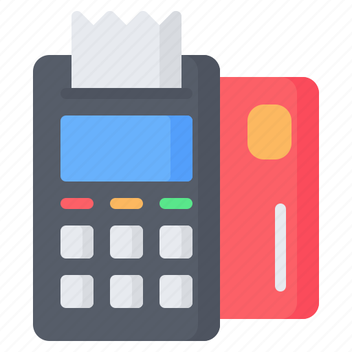 Terminal, debit card, credit card, payment, payment method, point of service, pos icon - Download on Iconfinder