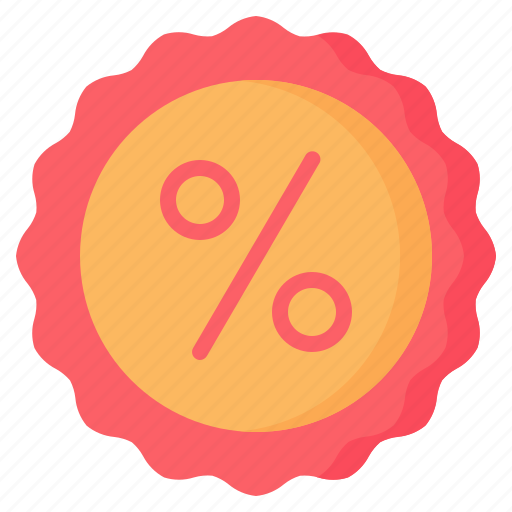 Discount, badge, offer, sticker, percent, sale, label icon - Download on Iconfinder