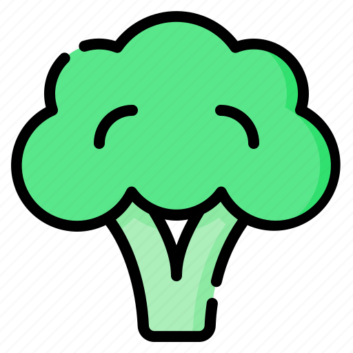 Vegan, vegetable, healthy, broccoli, diet, food, vegetarian icon - Download on Iconfinder