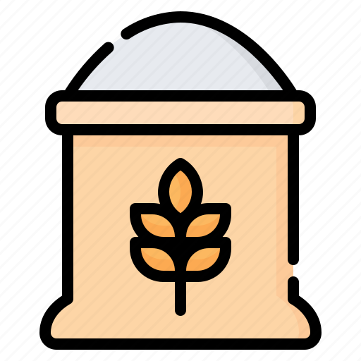 Package, grocery, flour, bakery, food, wheat, ingredient icon - Download on Iconfinder