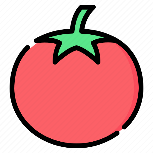 Vegan, vegetable, vegetarian, fruit, food, tomatoes, tomato icon - Download on Iconfinder