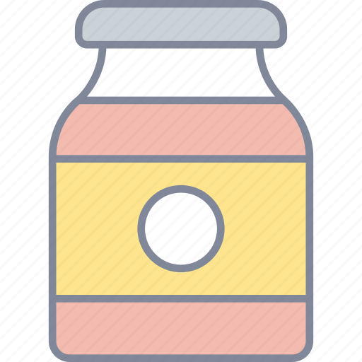 Jam, spread, container, bottle icon - Download on Iconfinder