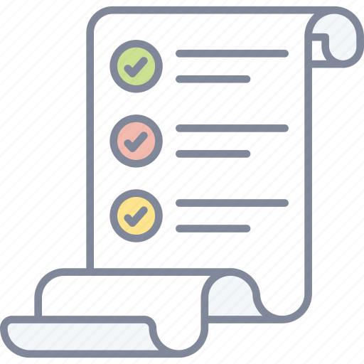 List, checklist, document, file icon - Download on Iconfinder