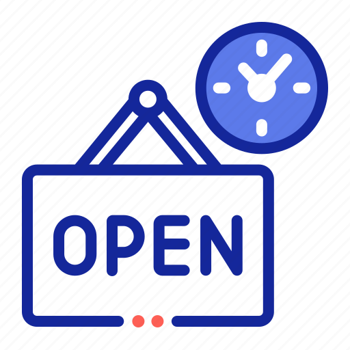 Open, hours, shope, store icon - Download on Iconfinder