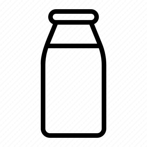Milk, bottle, food, restaurant, beverage, breakfast, drink icon - Download on Iconfinder