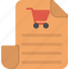 grocery, receipt, list, checklist, items, menu, document 