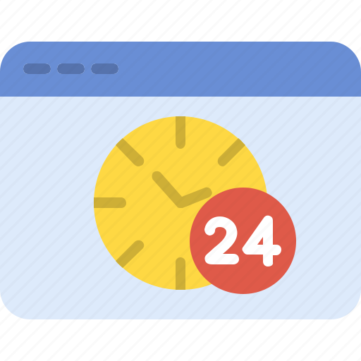 Hour, hours, it, seo, tick, time icon - Download on Iconfinder