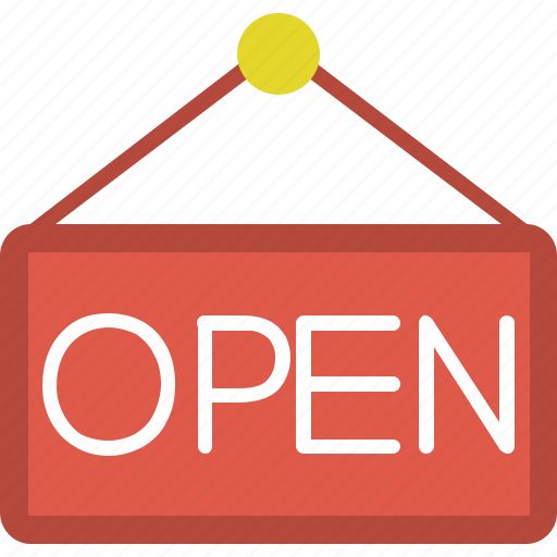 Hours, open, shop, sign, store icon - Download on Iconfinder