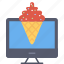 ice, cream, summer, dessert, website, online 