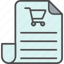 grocery, receipt, list, checklist, items, menu, document