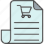 grocery, receipt, list, checklist, items, menu, document 