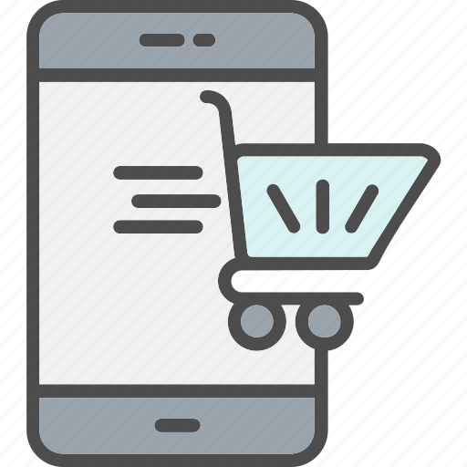 Mobilephone, online, shoping, cart, buy, smartphone icon - Download on Iconfinder