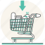 buy, cart, food, foodstuff, grocery, shopping, supermarket 