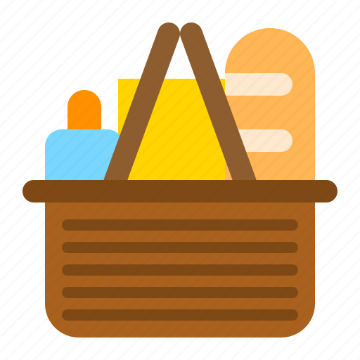 Basket, food, grocery, shop, store icon - Download on Iconfinder