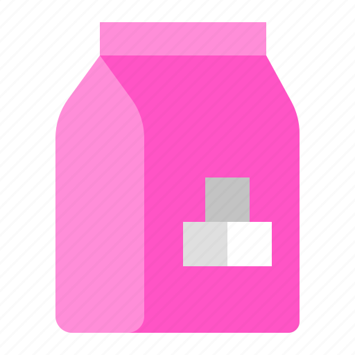 Bag, food, grocery, shop, sugar, sugar cube icon - Download on Iconfinder
